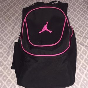 Pink Jordan back pack